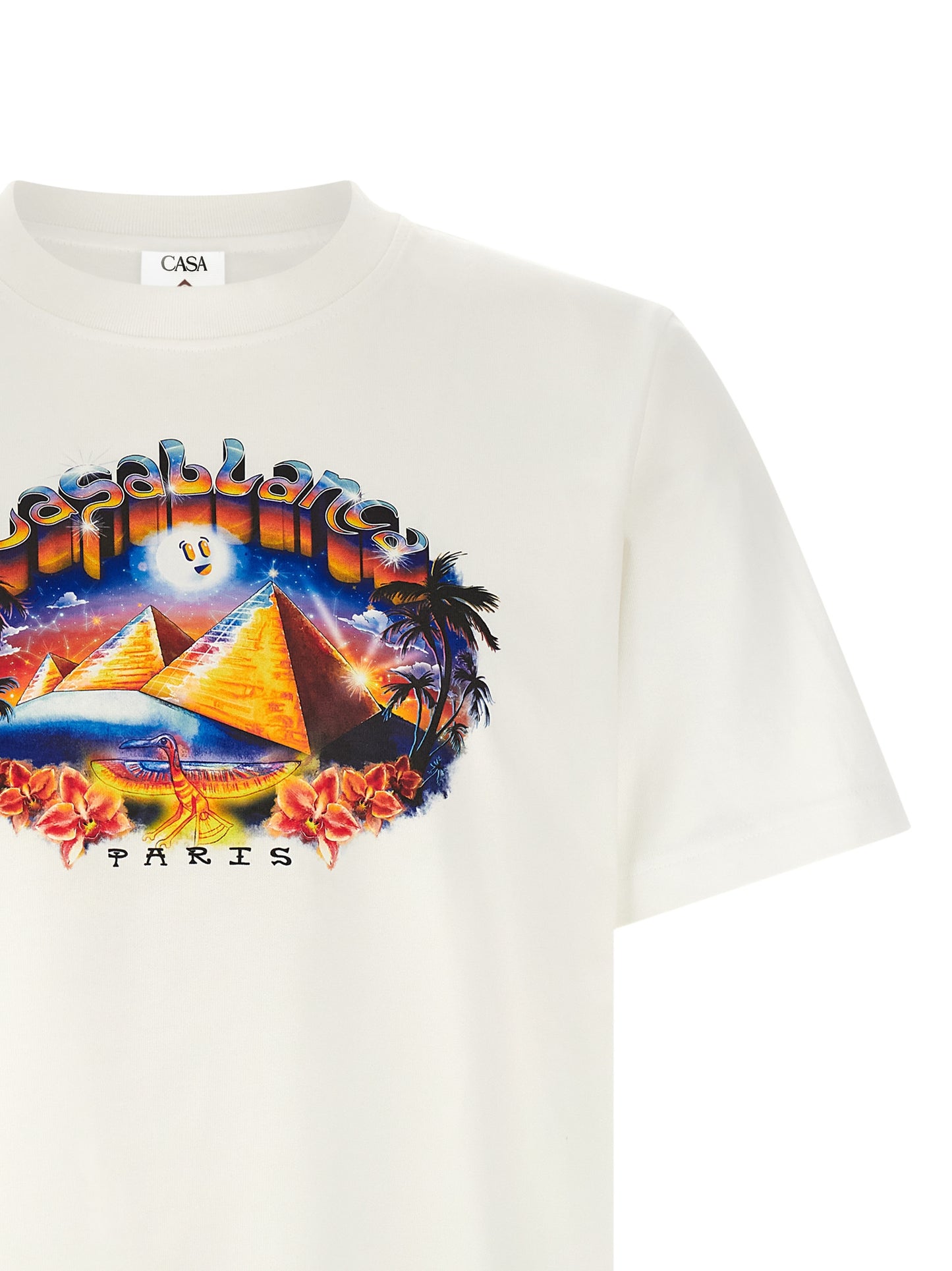 Casablanca White Organic Cotton T-Shirt