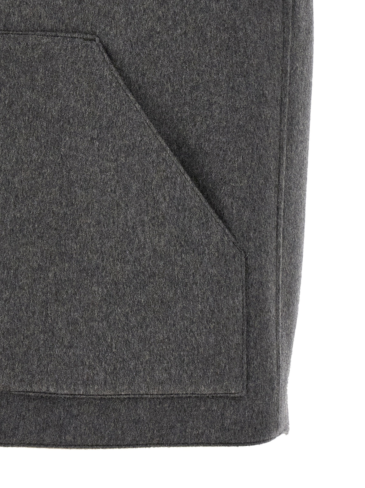 Lardini Gray Virgin Wool Sleeveless Jacket