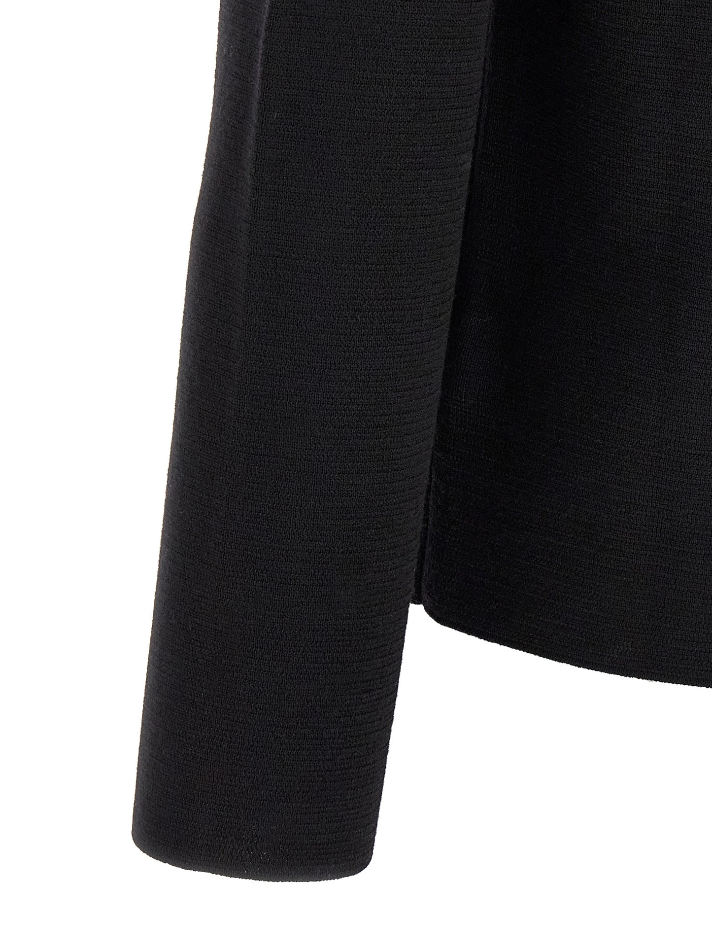 ZANONE Black Virgin Wool Cardigan