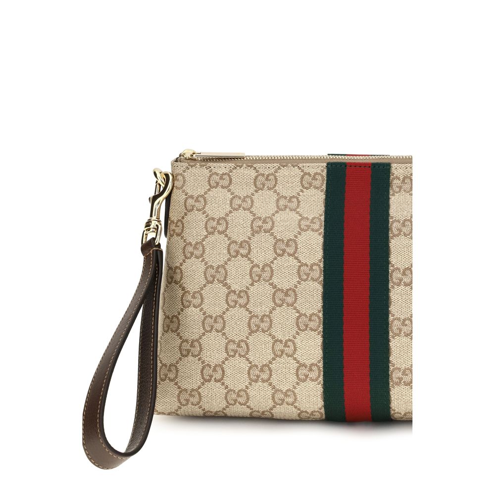 Borsa a mano Gucci Beige in tessuto