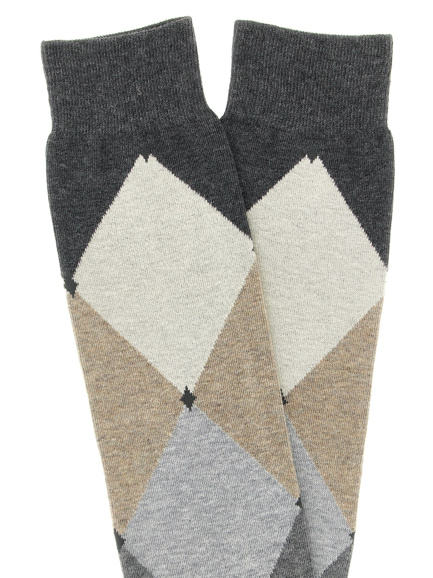 Ballantyne Gray Cotton Socks