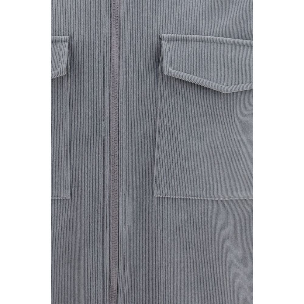 LAMINAR Gray Polyester Jacket