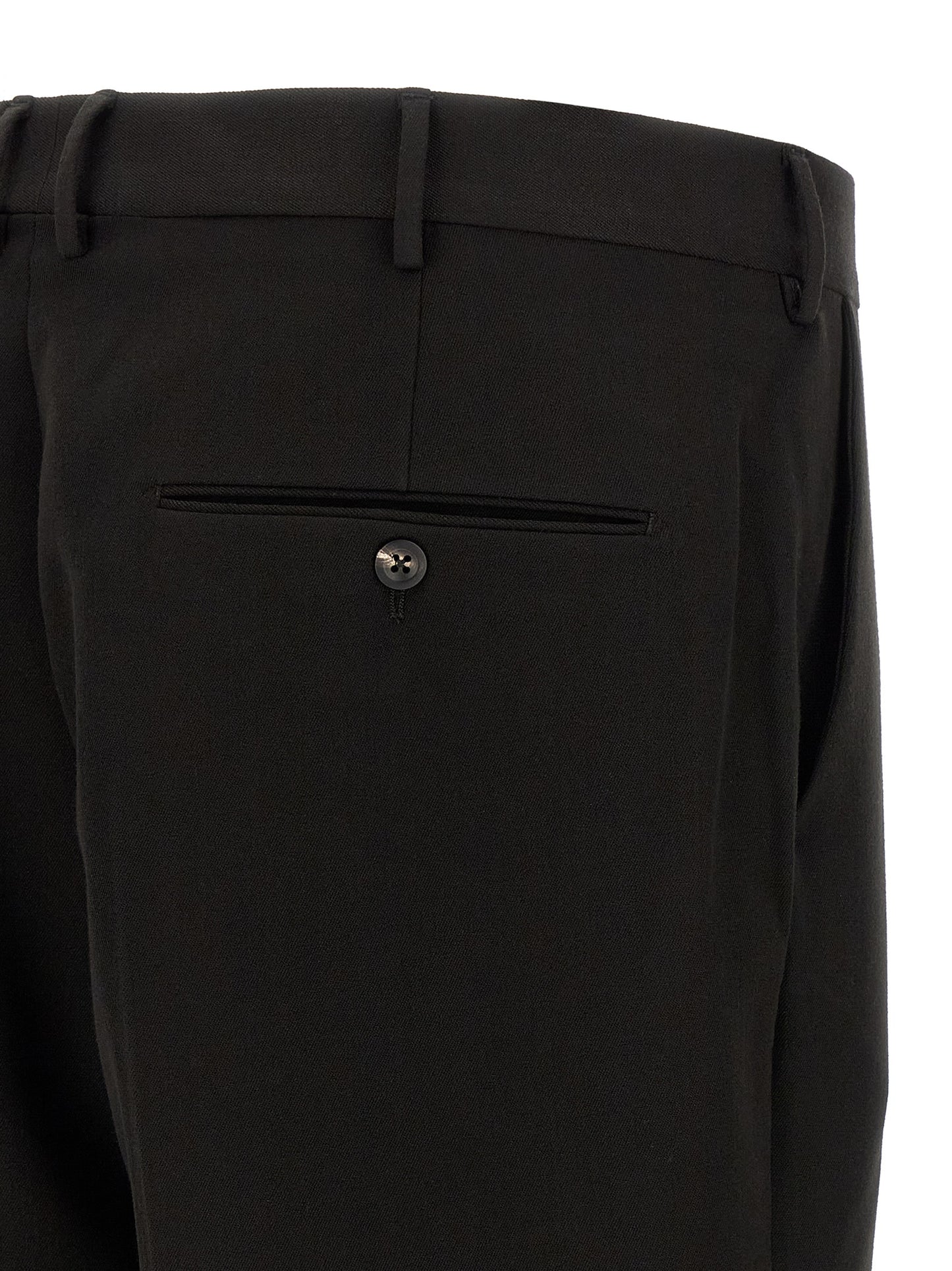 CELLAR DOOR Black Polyester Dress Pants