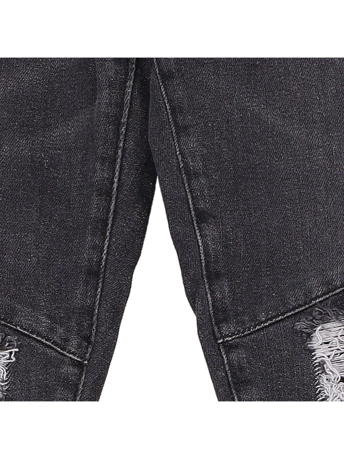 Balmain Black Cotton Slim Fit Jeans