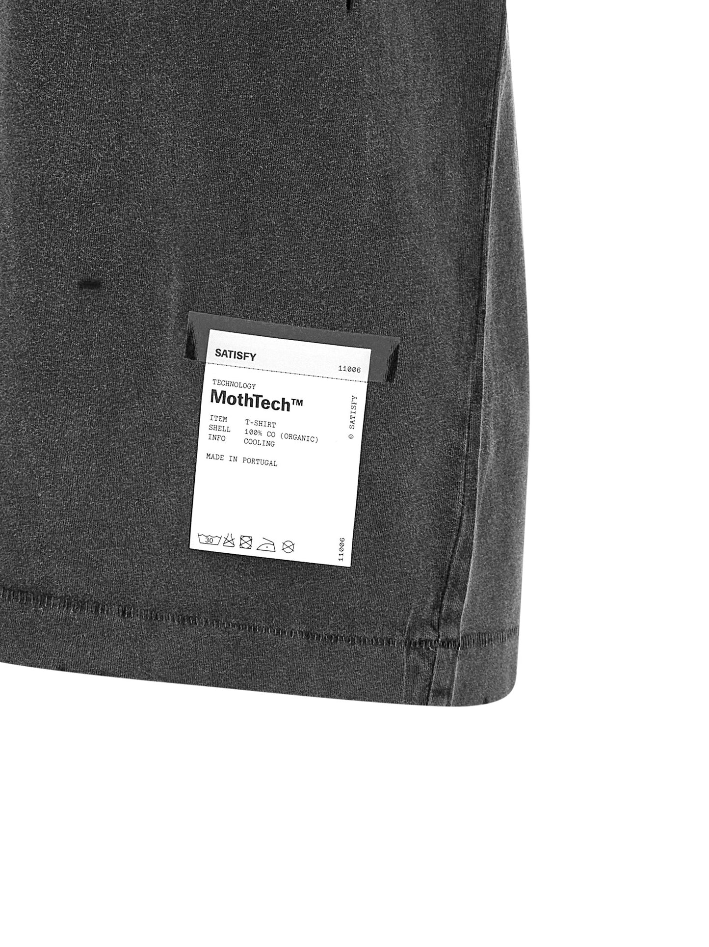 SATISFY Black Organic Cotton T-Shirt