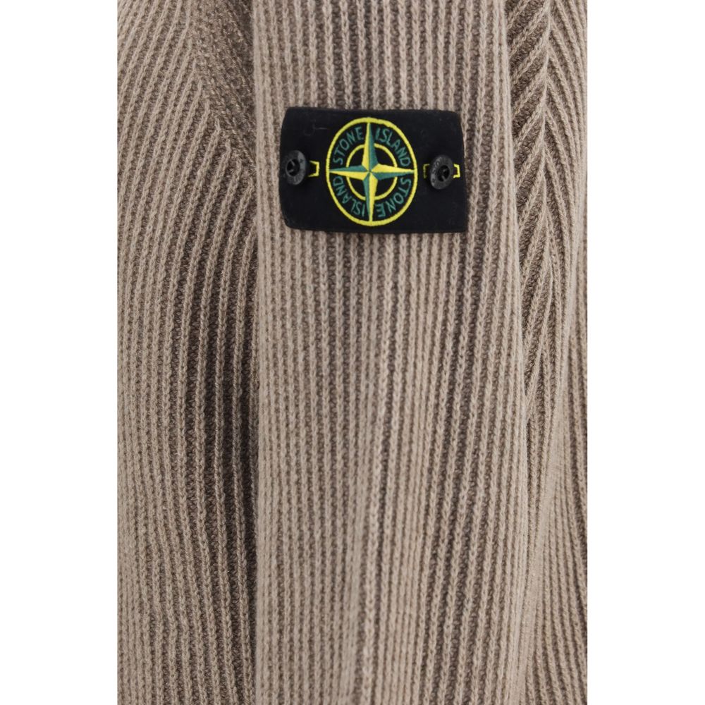 Stone Island Beige Cashmere Hoodie