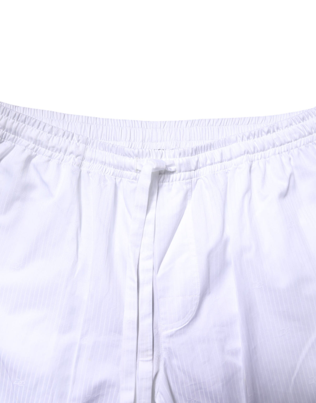 Dolce & Gabbana White Cotton Shirt Pants Pajama Set Sleepwear