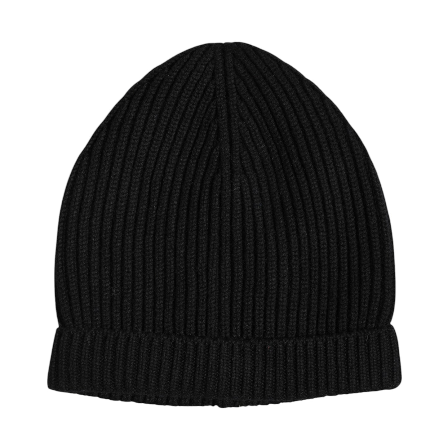 Dolce & Gabbana Schwarz Kaschmir Strick-Wintermütze