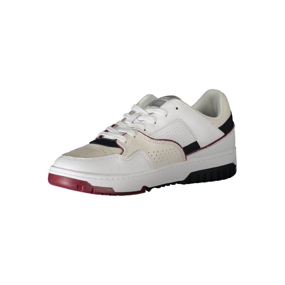 Tommy Hilfiger Bianco Polyurethane Men Sneaker