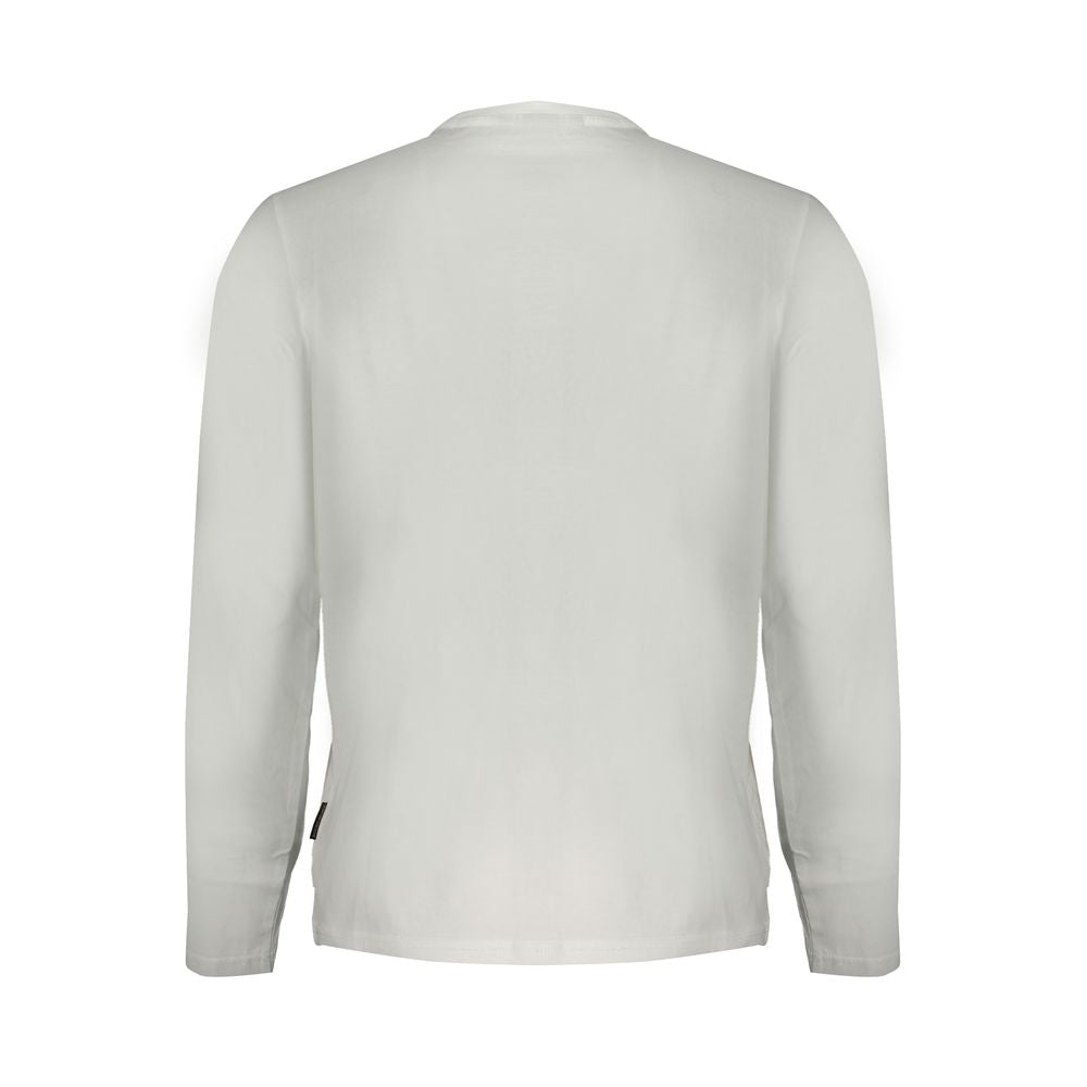 Napapijri White Cotton Men T-Shirt