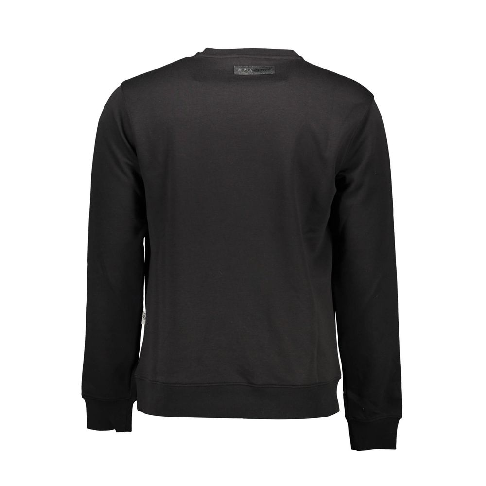 Plein Sport Schwarzes Herren Sweatshirt aus Baumwolle