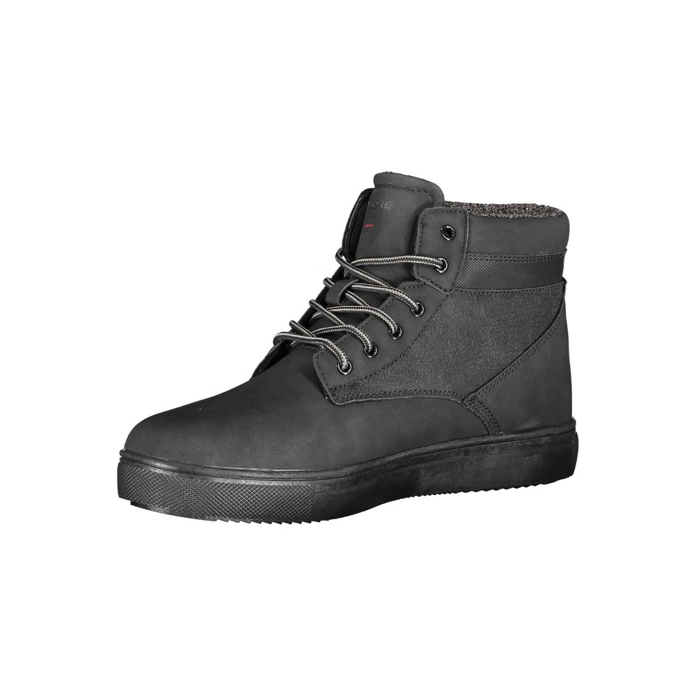 Carrera Black Polyurethane Men's Ankle Boot