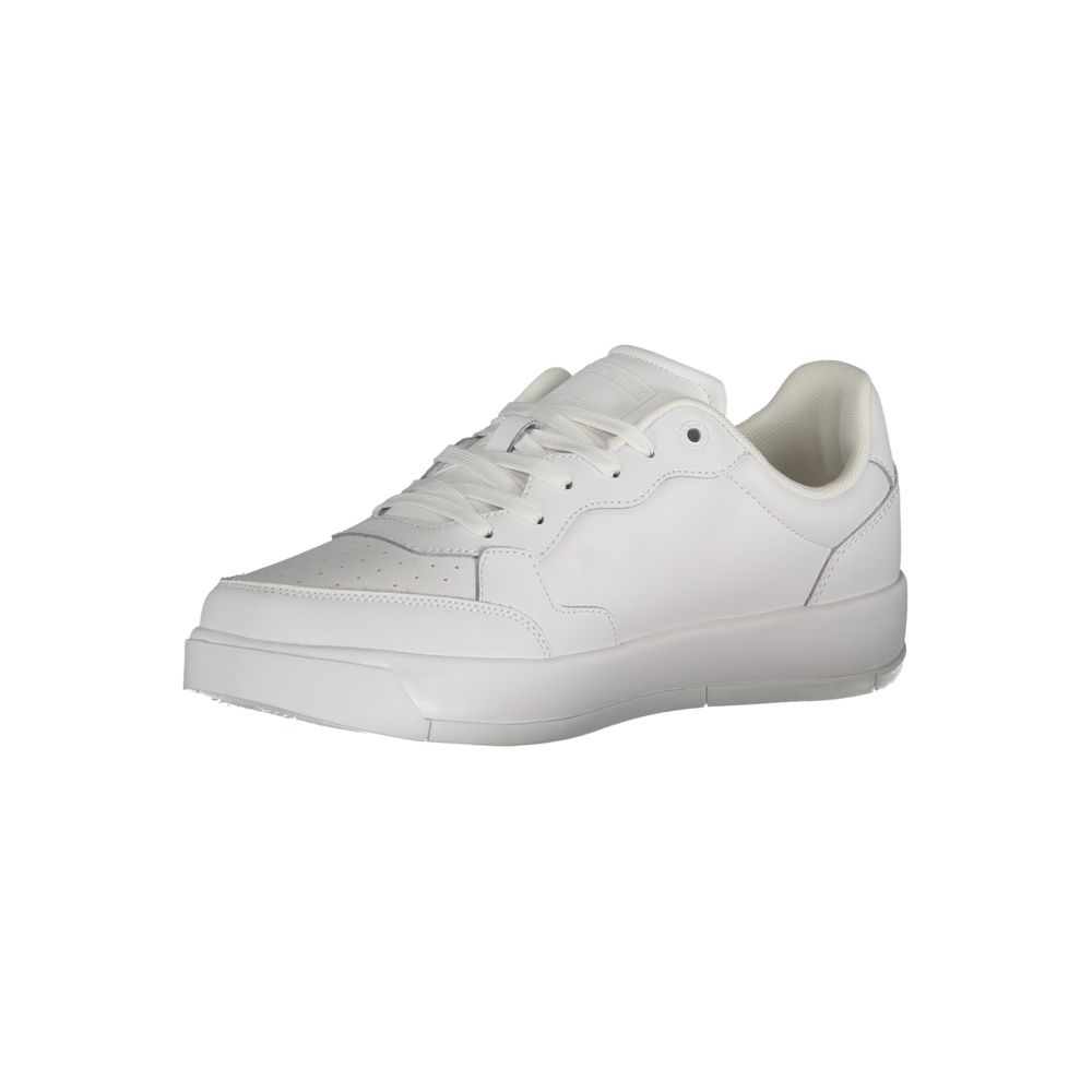 Tommy Hilfiger White Polyurethane Men's Sneaker