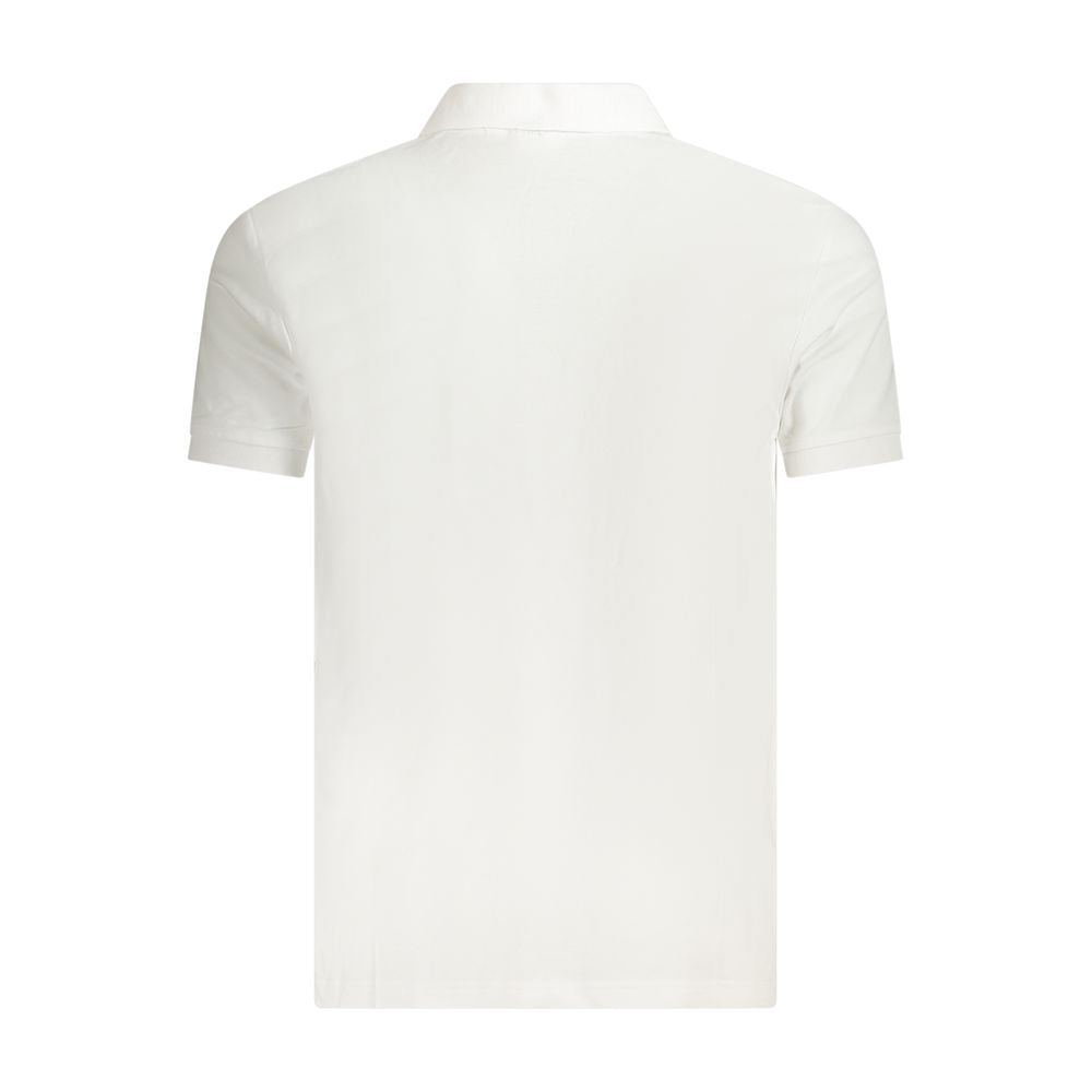 Fila Wit Katoenen Heren Poloshirt
