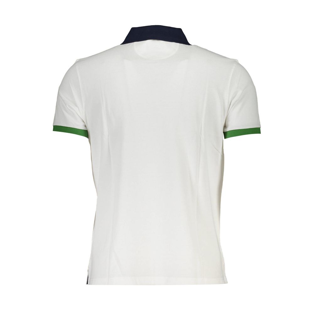 La Martina Bianco Baumwoll Herren Polo