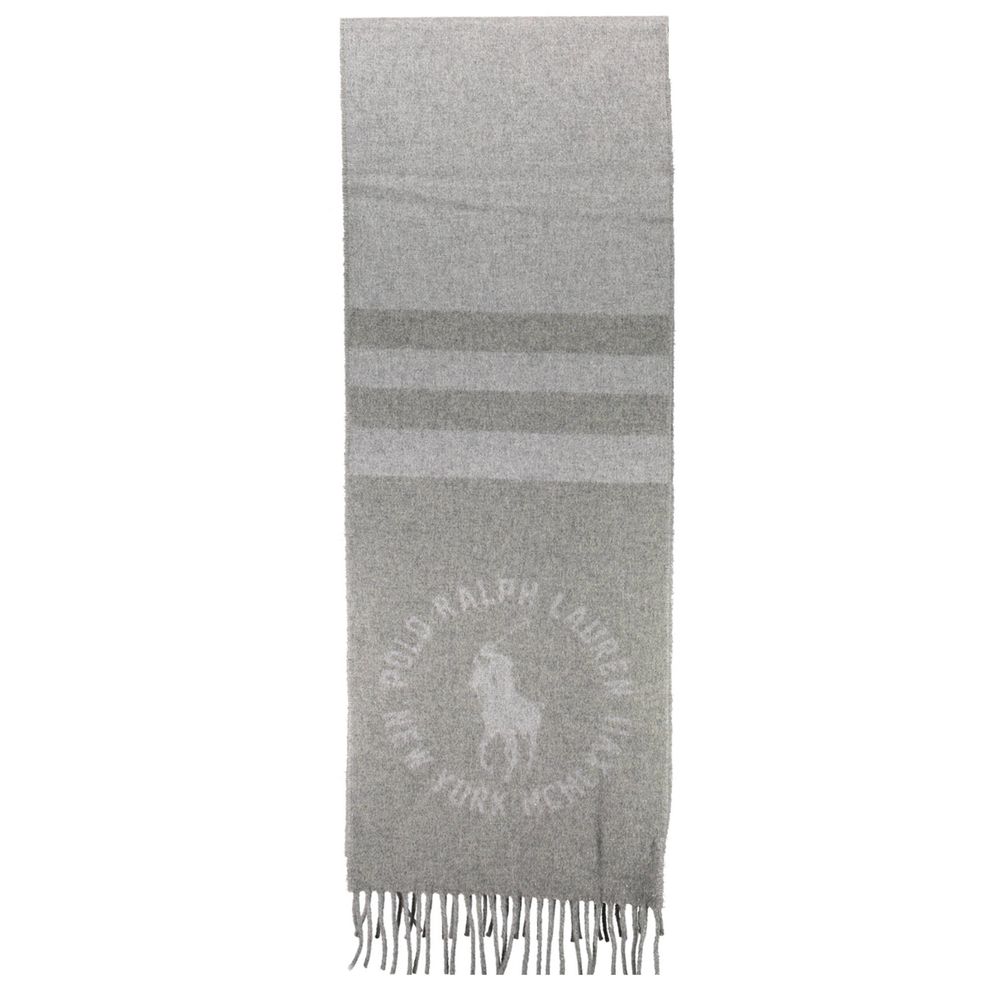 Ralph Lauren Grigio Lana Men Scarf