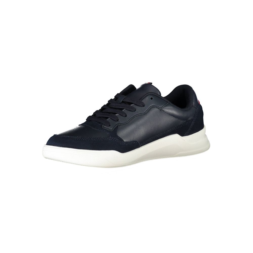 Tommy Hilfiger Blue Leather Men's Sneaker