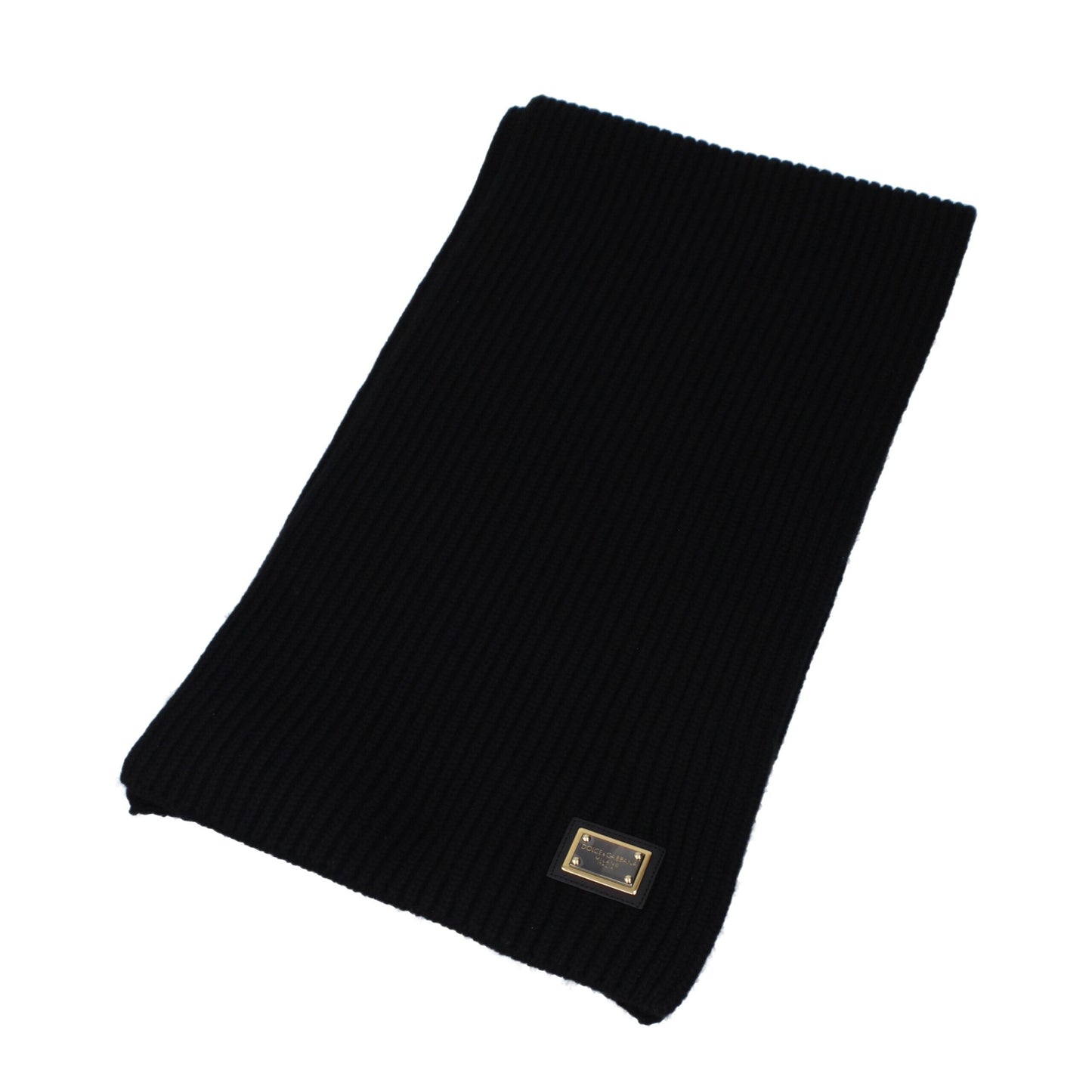 Dolce & Gabbana Zwarte Kasjmieren Sjaal