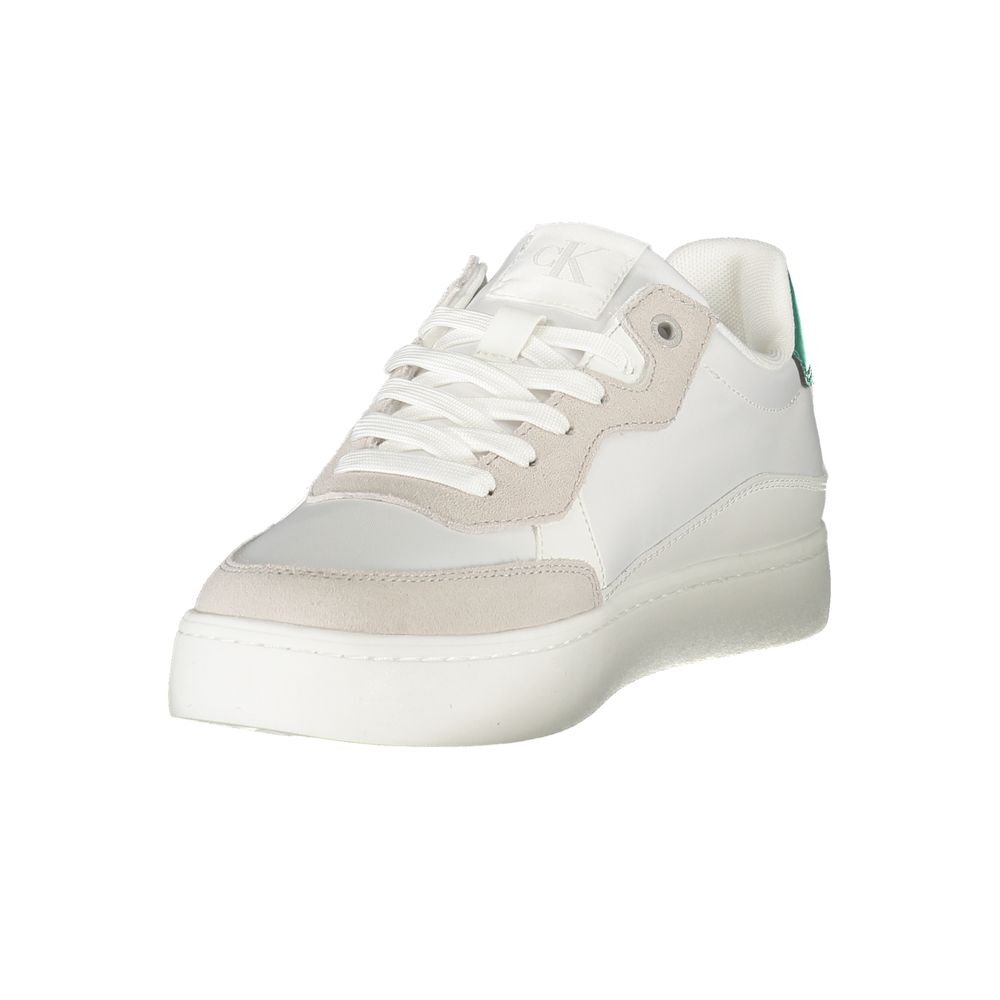 Calvin Klein Bianco Polyurethane Men Sneaker