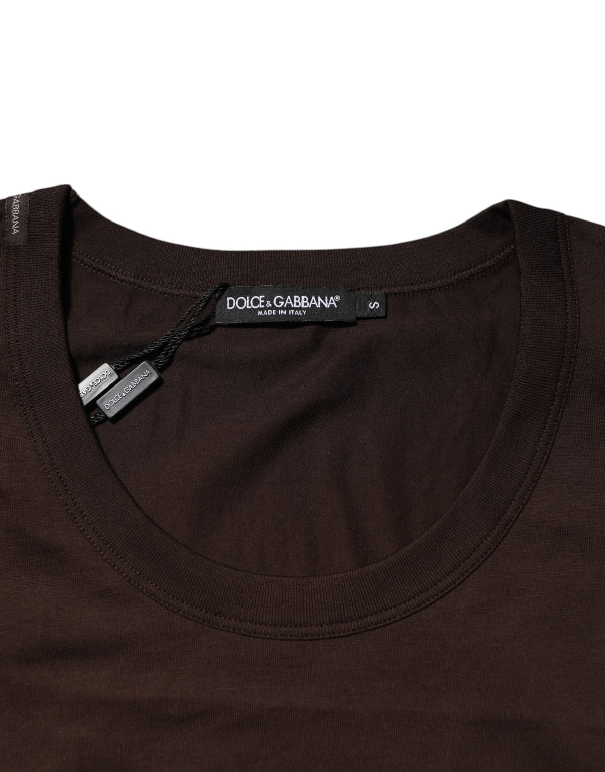 Dolce & Gabbana Brown Cotton Sleeveless Underwear Men Tank Top