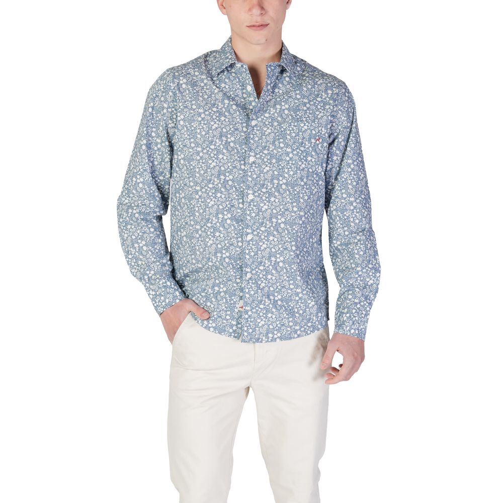 Replay Blue Cotton Shirt