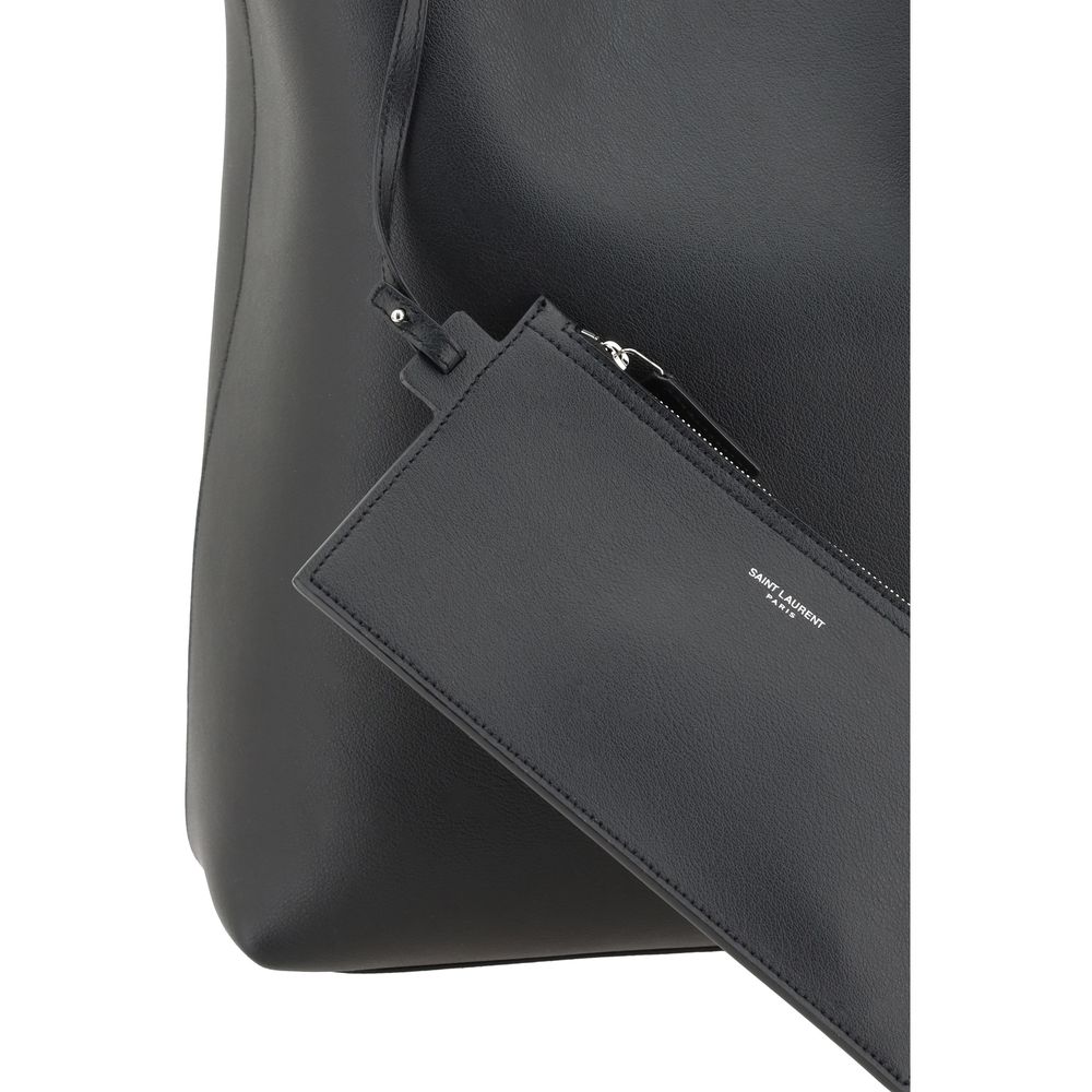 Saint Laurent Schwarze Lammleder-Ovis Aries Aries Umhängetasche