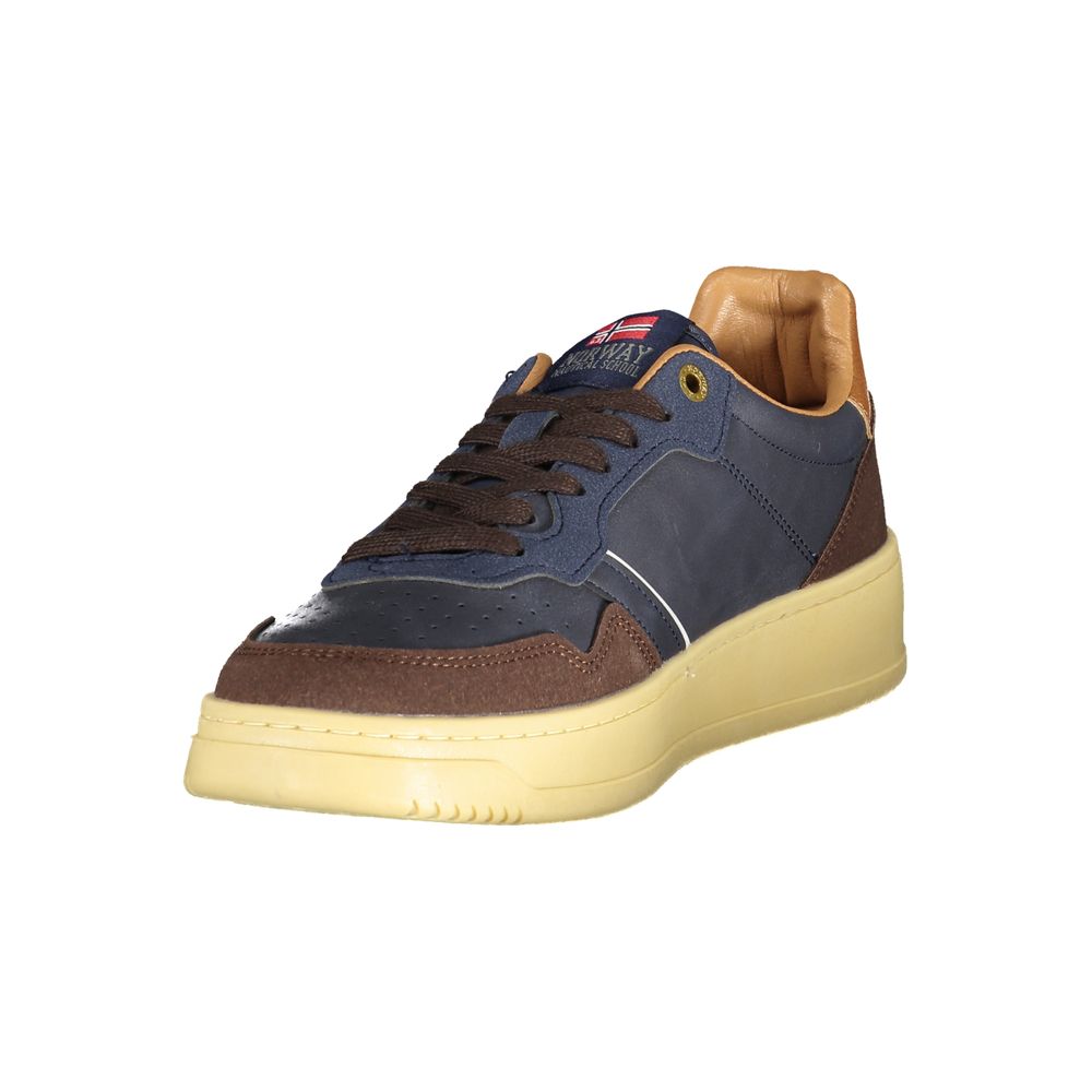 Norway 1963 Blue Polyurethane Men Sneaker