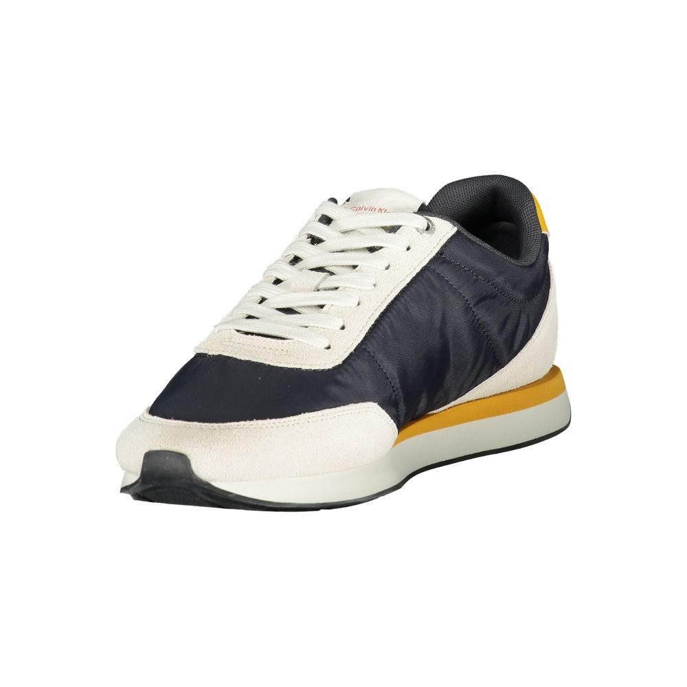 Calvin Klein Blue Recycled Polyester Men Sneaker