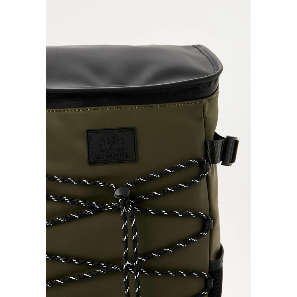 La Martina Bicolor Polyethylene Backpack