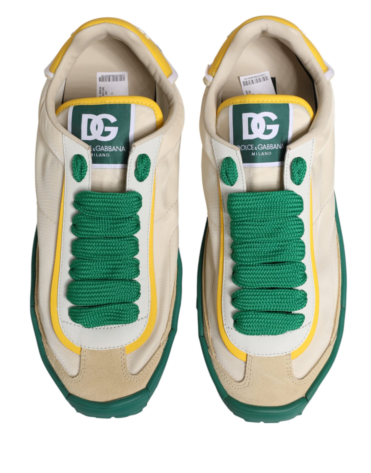 Dolce & Gabbana Multicolor Old Runner Lace Up Sneakers Shoes