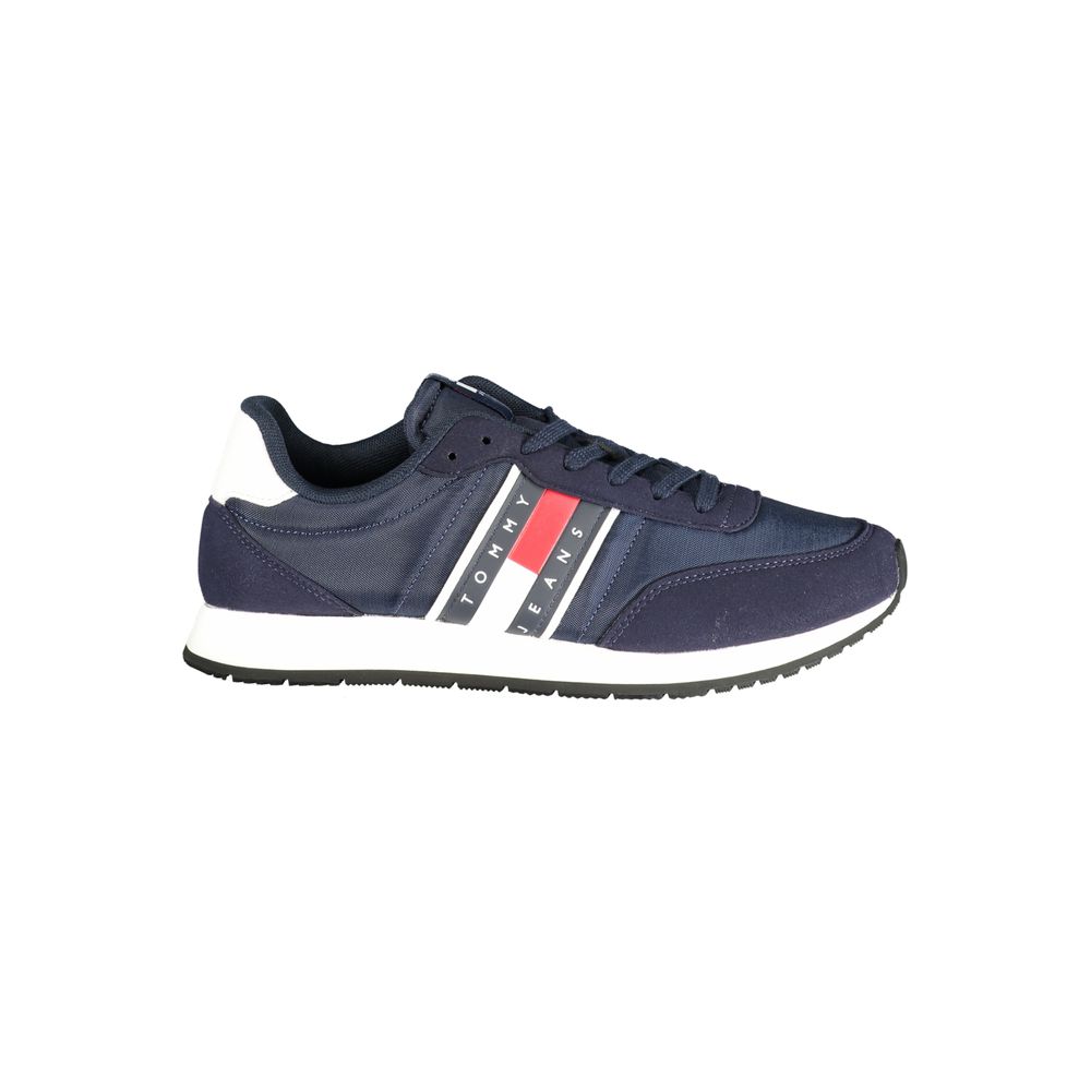 Tommy Hilfiger Blue Polyurethane Men Sneaker