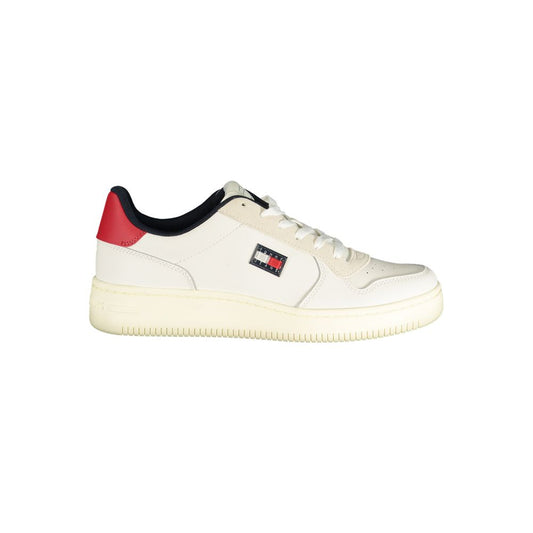 Tommy Hilfiger Bianco Polyurethane Men Sneaker
