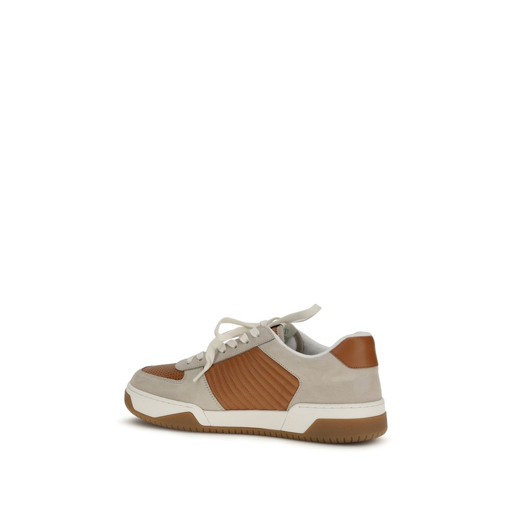 Valentino Garavani Multicolor Calf Leather Bos Taurus Athletic Sneakers