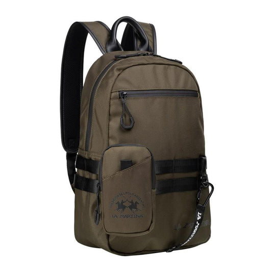 La Martina Bicolor Polyester Backpack