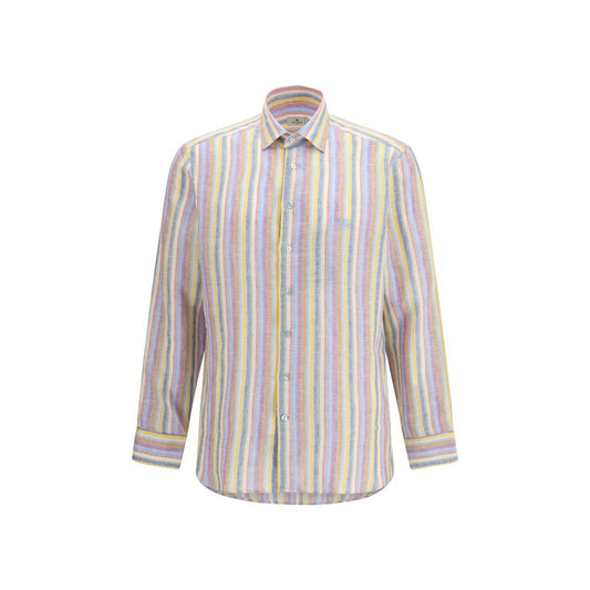 Etro Multicolor Linen Shirt