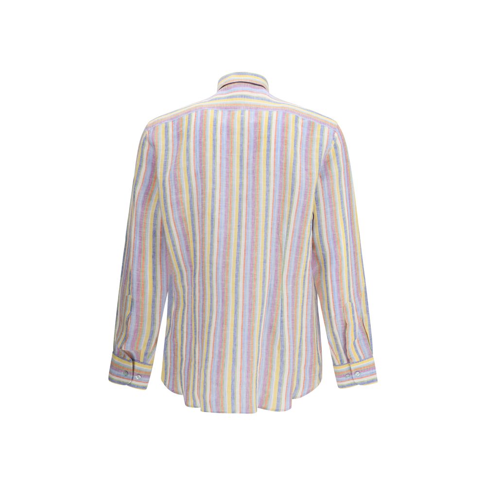 Etro Multicolor Linen Shirt