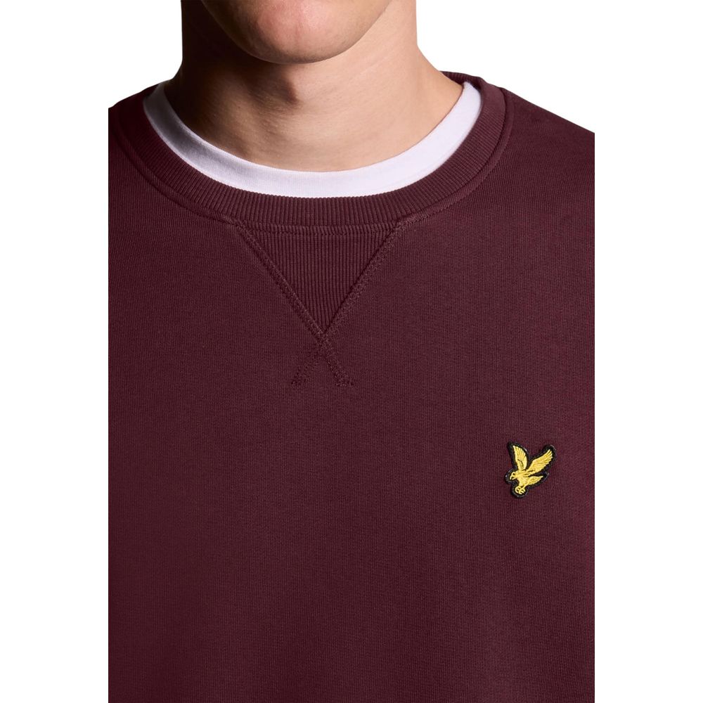Lyle & Scott Bordeaux Cotton Sweatshirt
