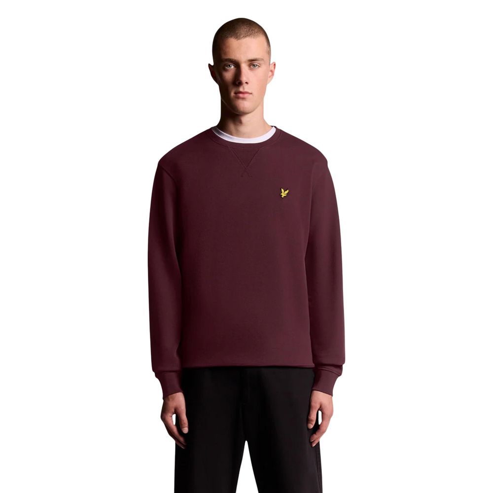 Lyle & Scott Bordeaux Cotton Sweatshirt