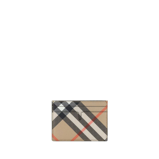Burberry Beige Polyester Pasjeshouder