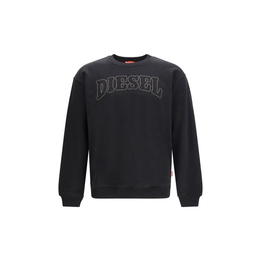 Diesel zwart katoenen sweatshirt