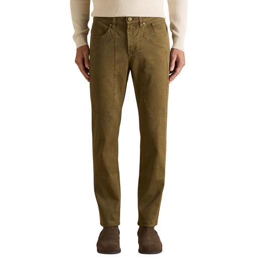 Jeckerson Brown Cotton Skinny Jeans
