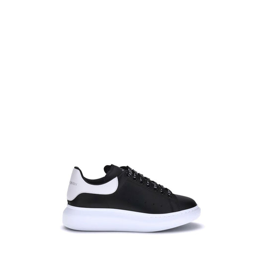 Alexander McQueen Black Calf Leather Bos Taurus Platform Sneakers