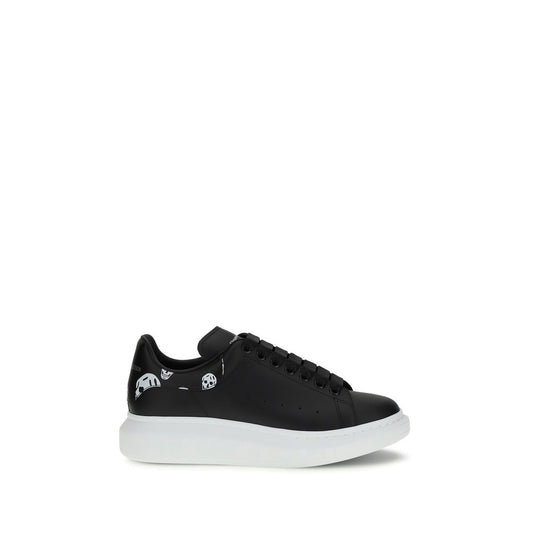 Alexander McQueen Black Calf Leather Bos Taurus Chunky Sneakers