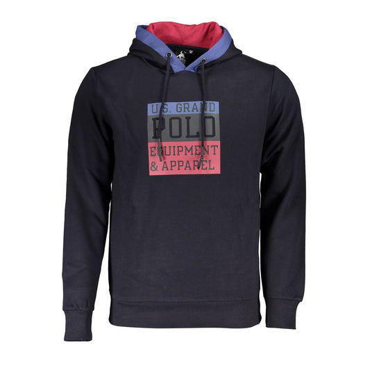 Amerikaans Donkerblauw Katoenen Herensweater
