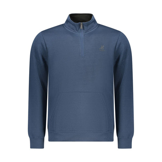 U.S. Grand blauw polyester herensweater