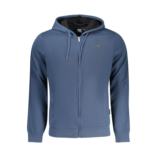 U.S. Grand Blue Katoenen Heren Hoodie