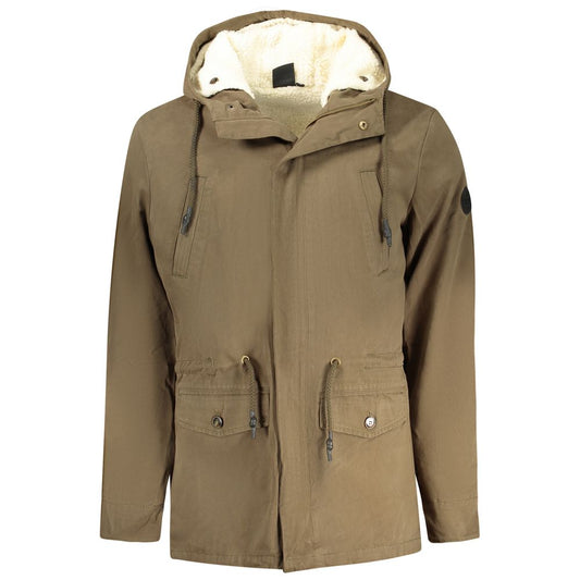 U.S. Grand Verde Polyester Herren-Parka-Jacke