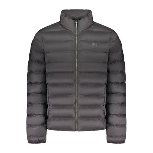 U.S. Grand Schwarze Herrenjacke aus Polyester