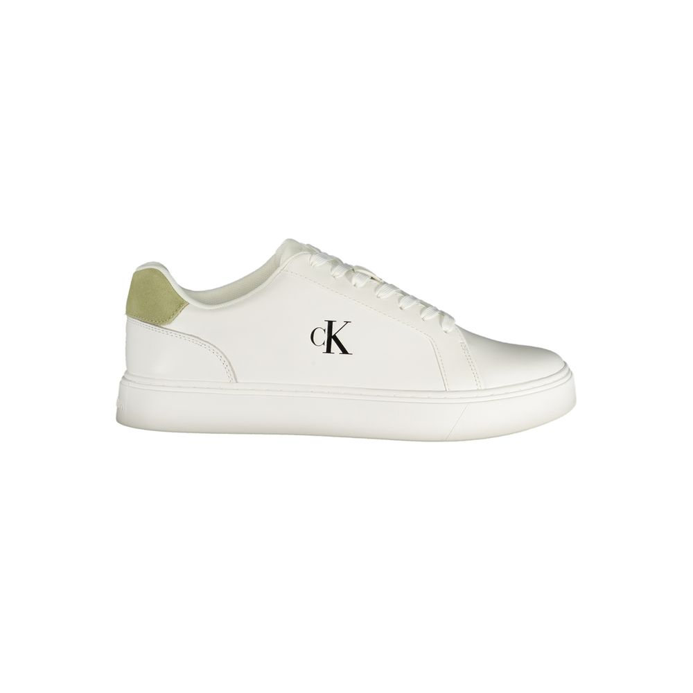 Calvin Klein Bianco Polyurethane Men Sneaker