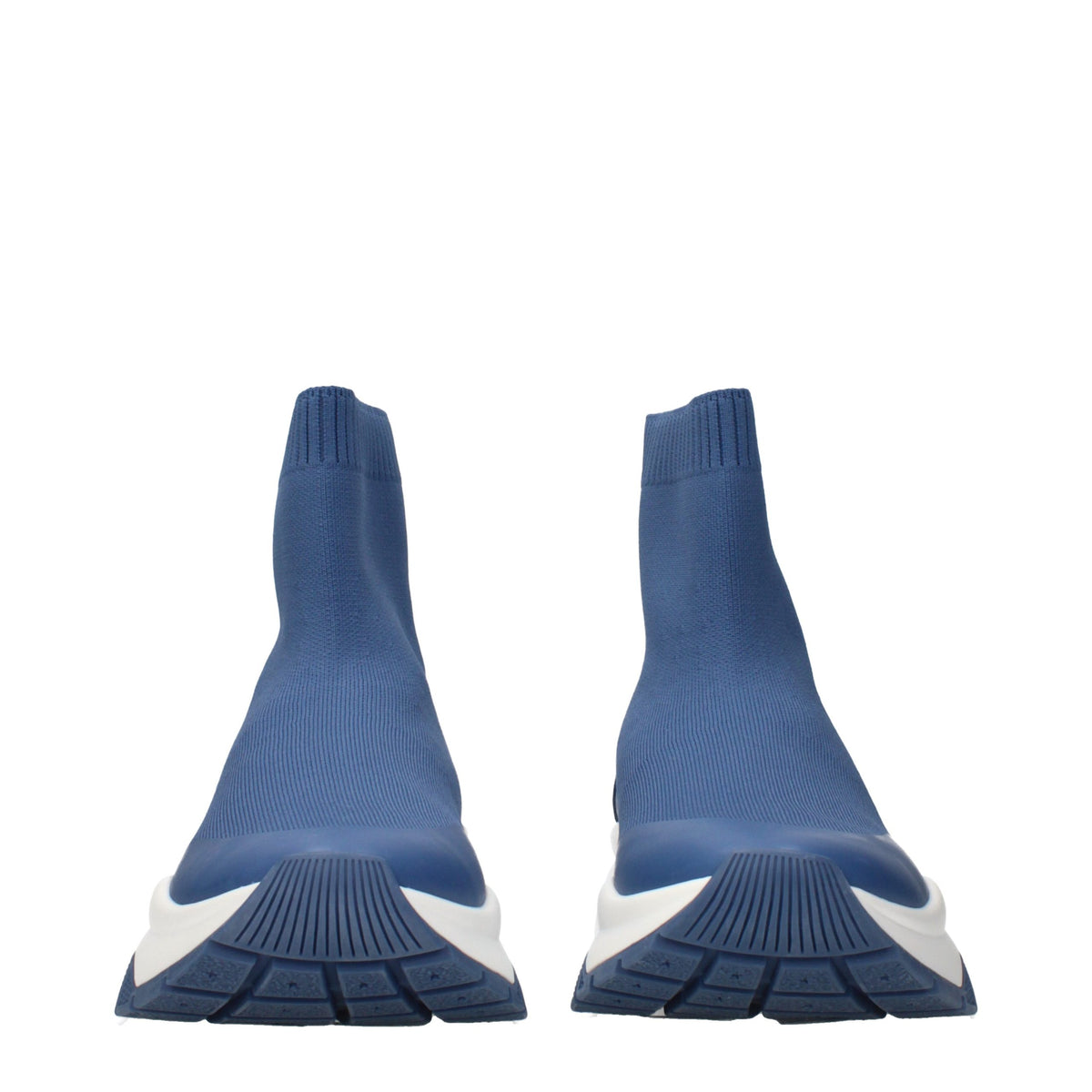 Jimmy Choo Blue Fabric Ankle Boots